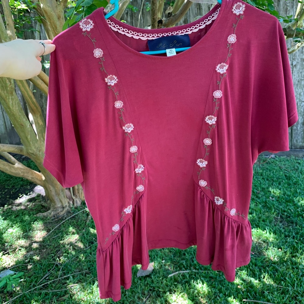 blue rain xs shirt